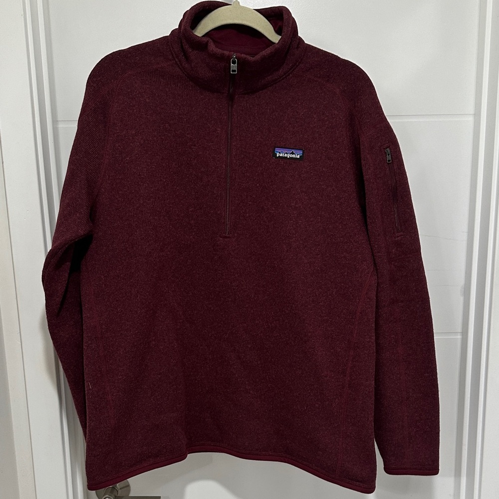 Patagonia  Women's Zip-Up Fleece Pullover - Maroon